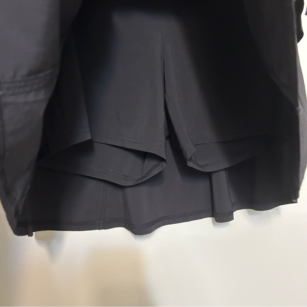Athleta Black Pleated Wherever Skirt Skort Pocket Tennis Golf Workout Women’s‎ 6 - Picture 10 of 10